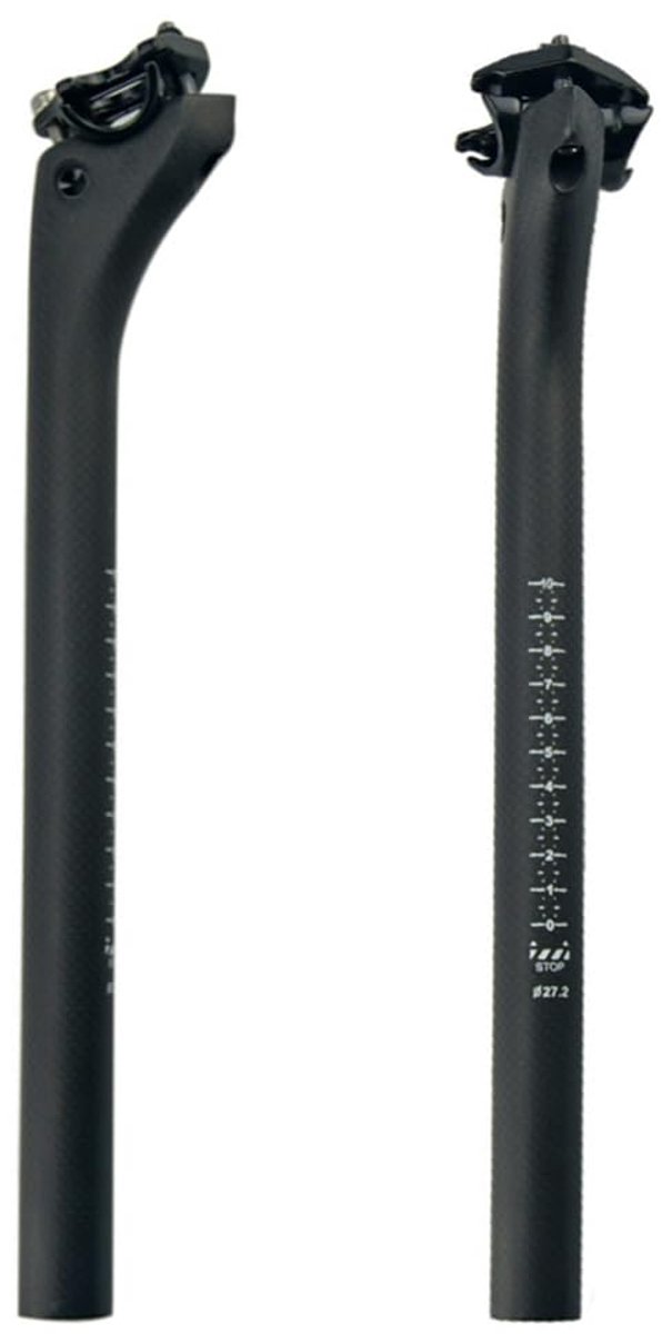 RXL SL MTB carbon zadelpen 30.8*350 zwart 3K matte offset 25 mm racefiets zadelpen - ShopVlot