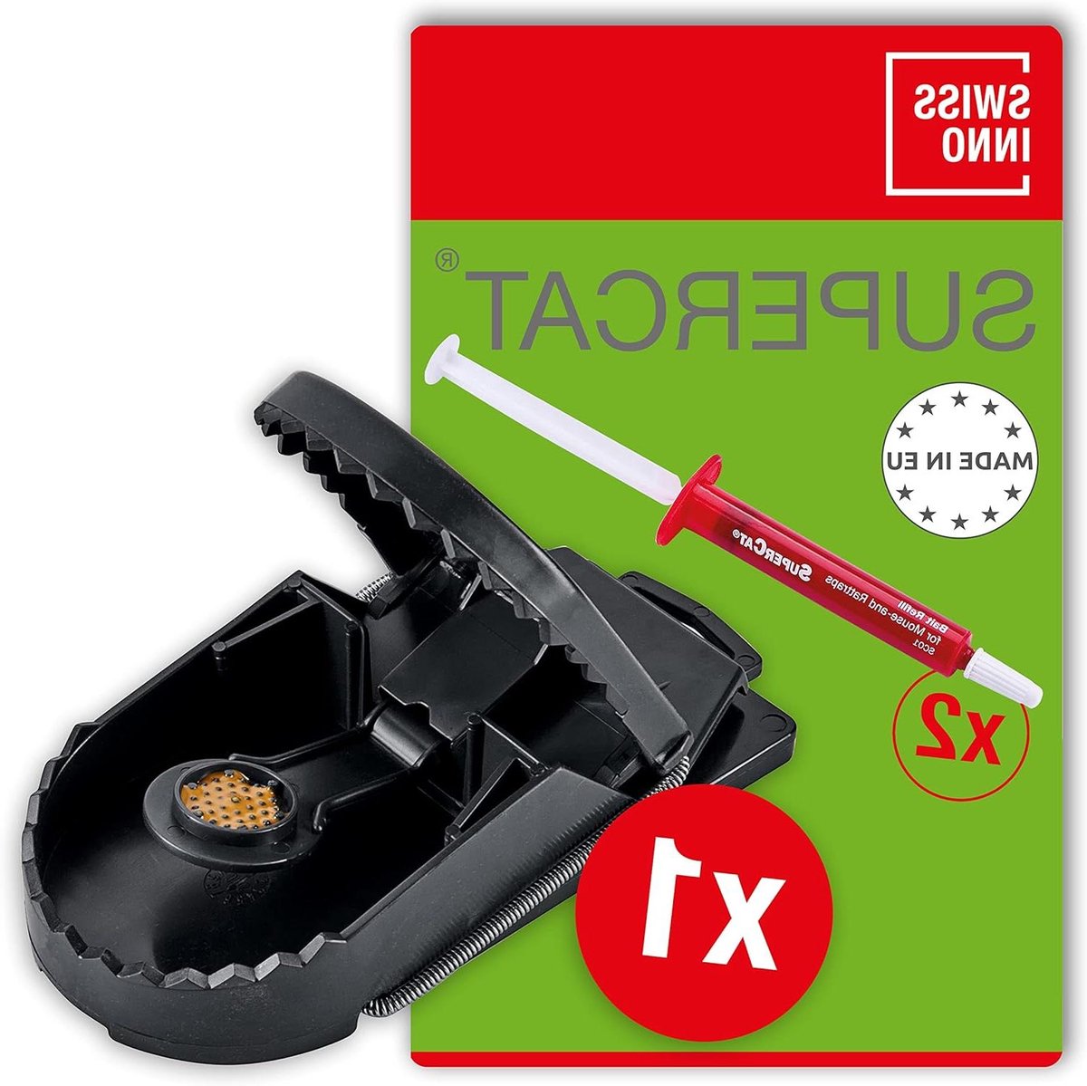 Val voor Ongedierte - Herbruikbare Vanger - Ongedierte Bestrijden - Hygiënisch en Eenvoudig - 19 x 9 x 8.5 cm