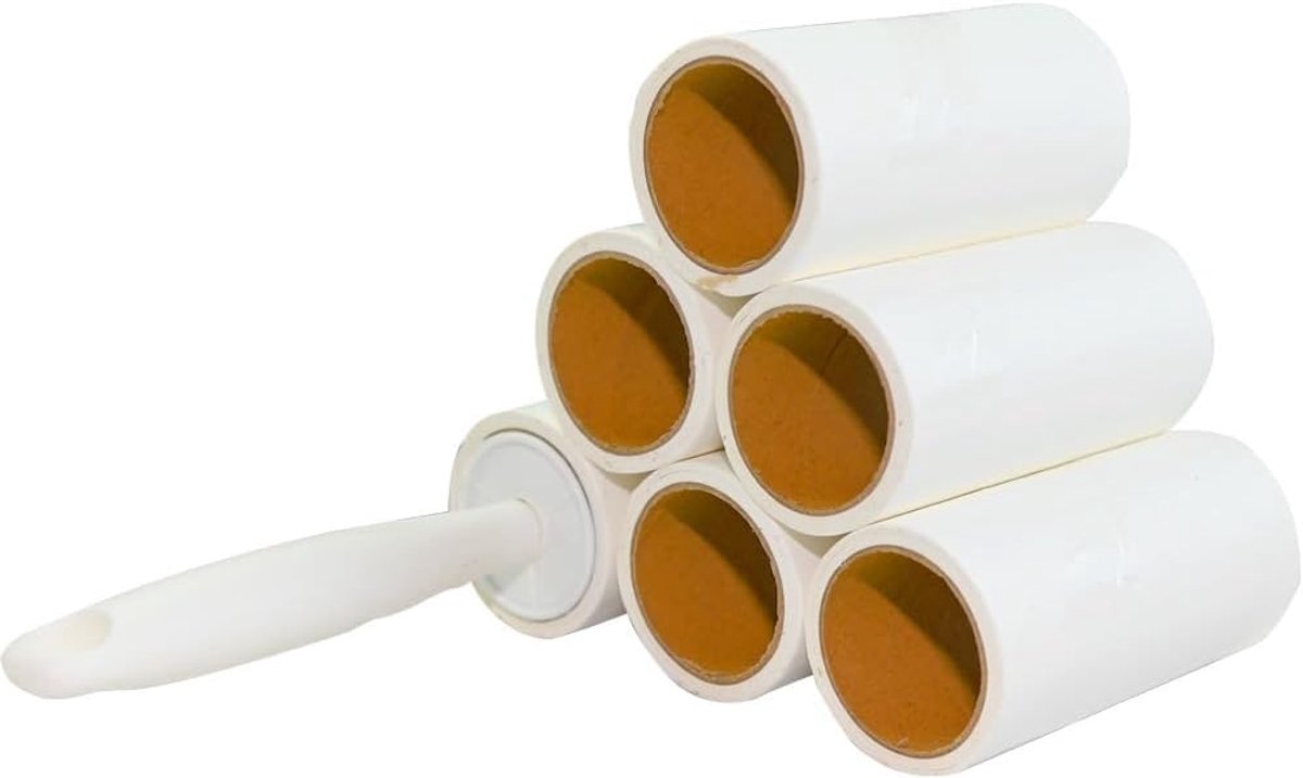 Armo® Pluisrollers met 6 vullingen, 420 vellen, pluisroller voor kleding, tapijt, bed, huisdierhaar, hondenhaar - ShopVlot