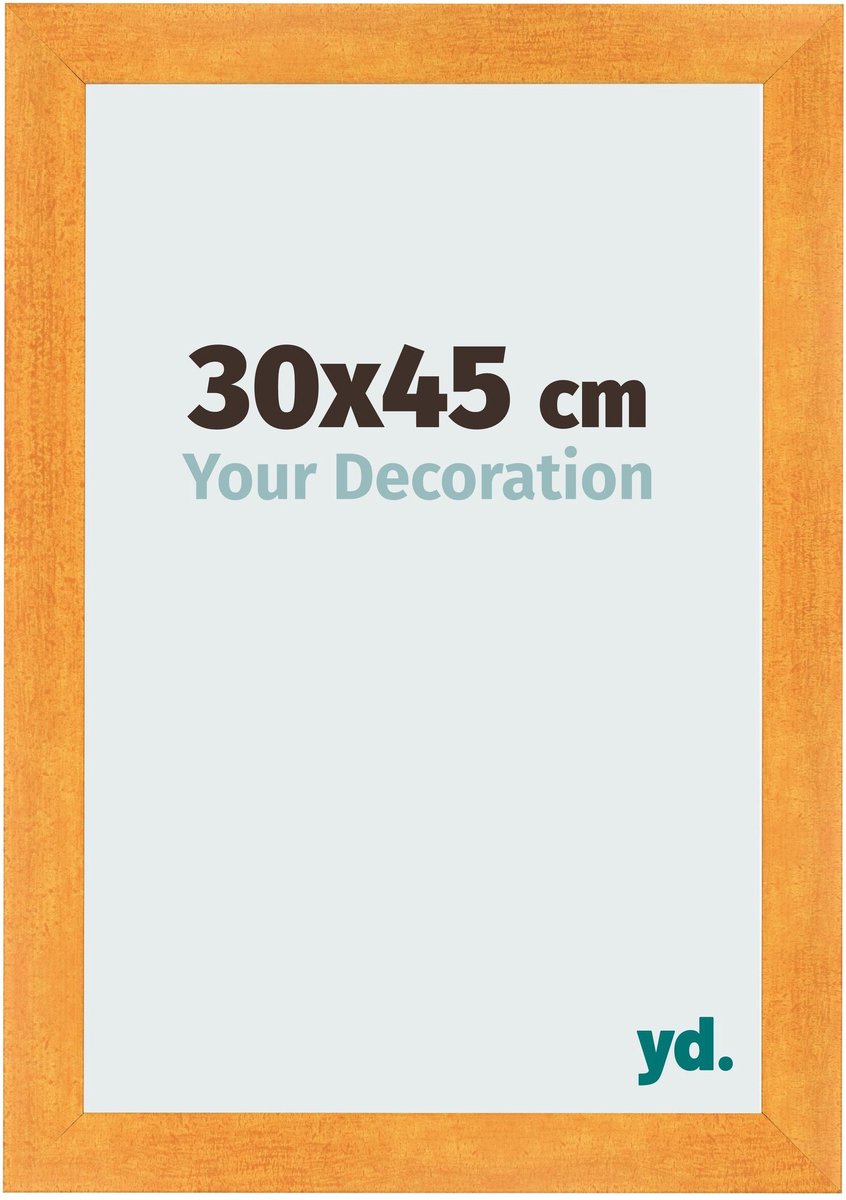 yd. Your Decoration - Fotolijst 30x45 cm - MDF - Oranje - Pisa