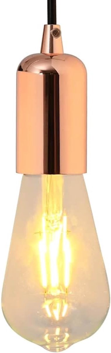 Lampfittingen 2 st. E27 Vintage fitting roségoud 41 x 86 mm