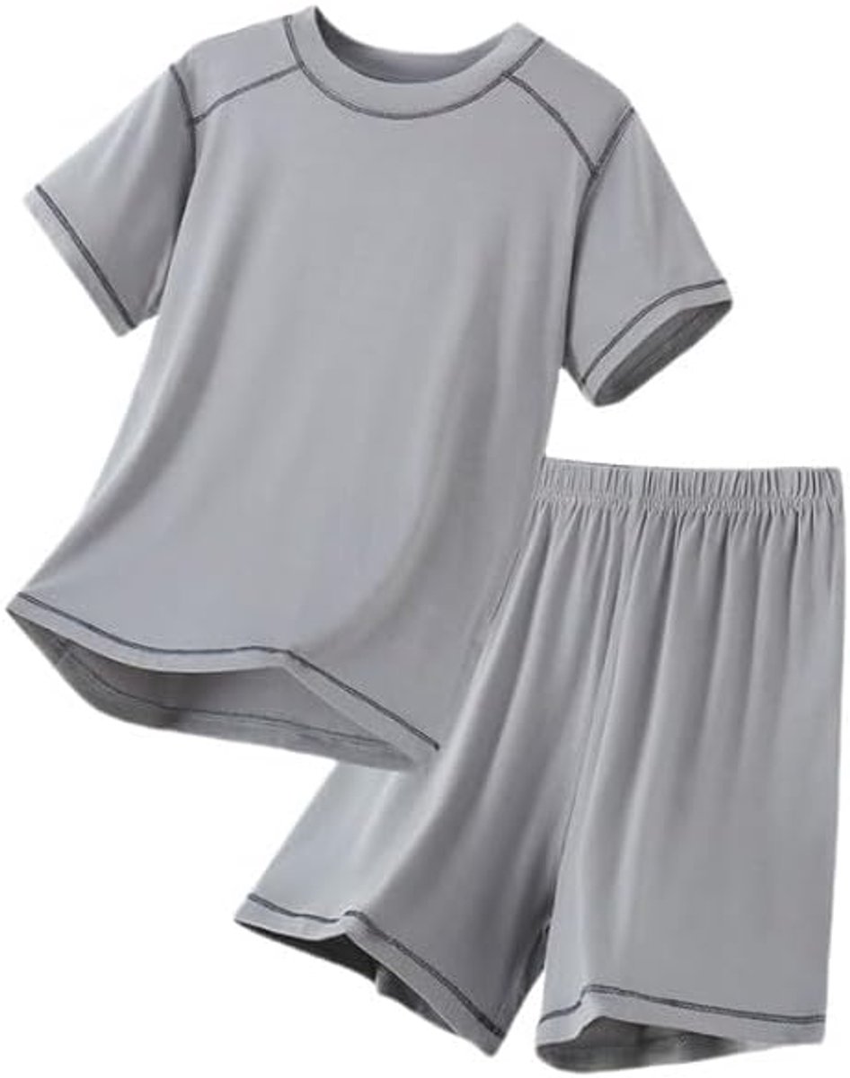 Sportshirt met korte mouwen en shorts, uniseks, voor kinderen en baby's, lente- en zomerkleding