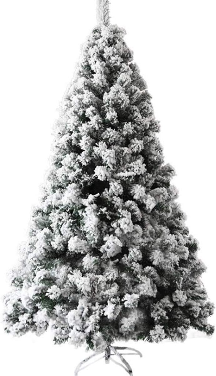 Kunstkerstboom Kerstmis Kunstmatige Tree Plastic Kerstversieringen Holder Base Partij van het Huis Decoration Groen Miniature Tree For Home Xmas (Grootte : 180cm)