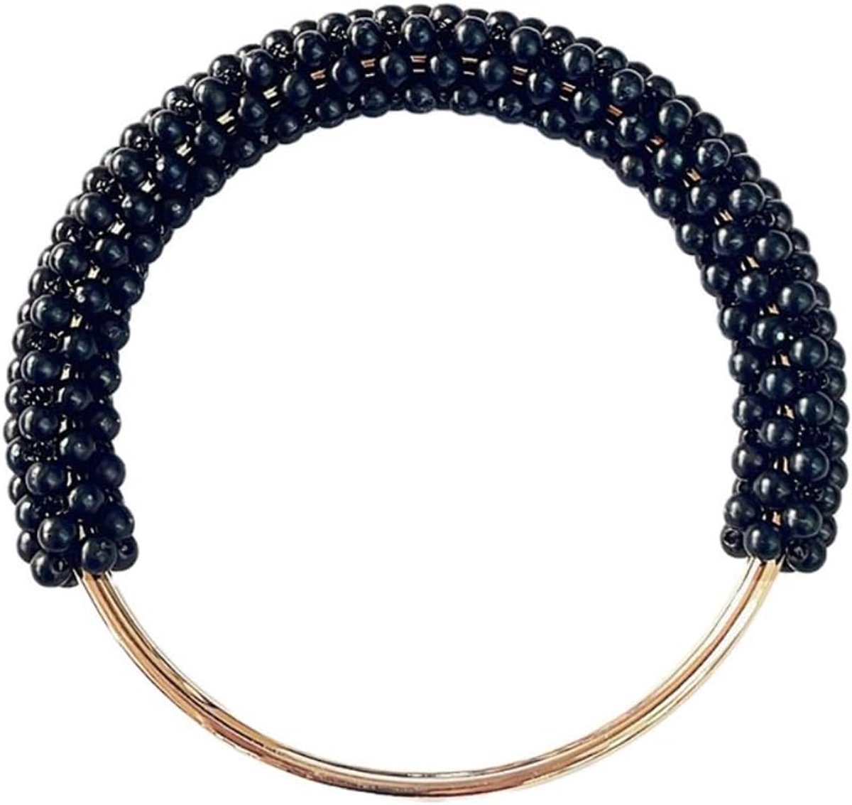 Dailygoods- Tasgreep Ronde - Metalen Handtasgreep - Decoratieve Tasaccessoires - Voor Handgemaakte Tassen - 11 cm Diameter - Duurzaam Materiaal - Hand