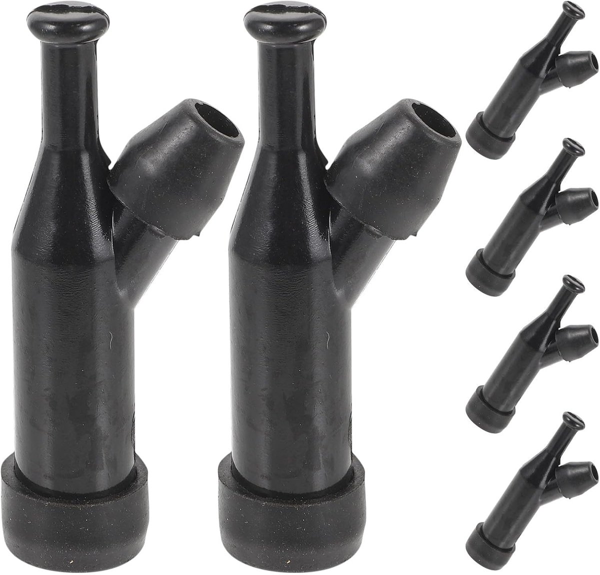 6 stuks bougiekap voor generatoren - 3 kW 5 kW benzinegeneratoren - bougiekap voor grasmaaiers - vervangende kap - zeer efficiënte reparatieaccessoires
