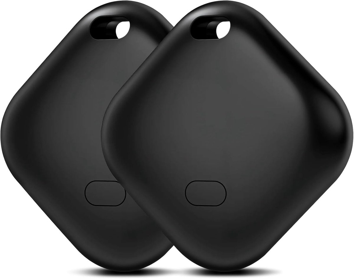 Smart Tag Tracker, compatibel met Google Find My Device, Bluetooth-tracker voor koffers, rugzakken en portemonnees, 2 stuks