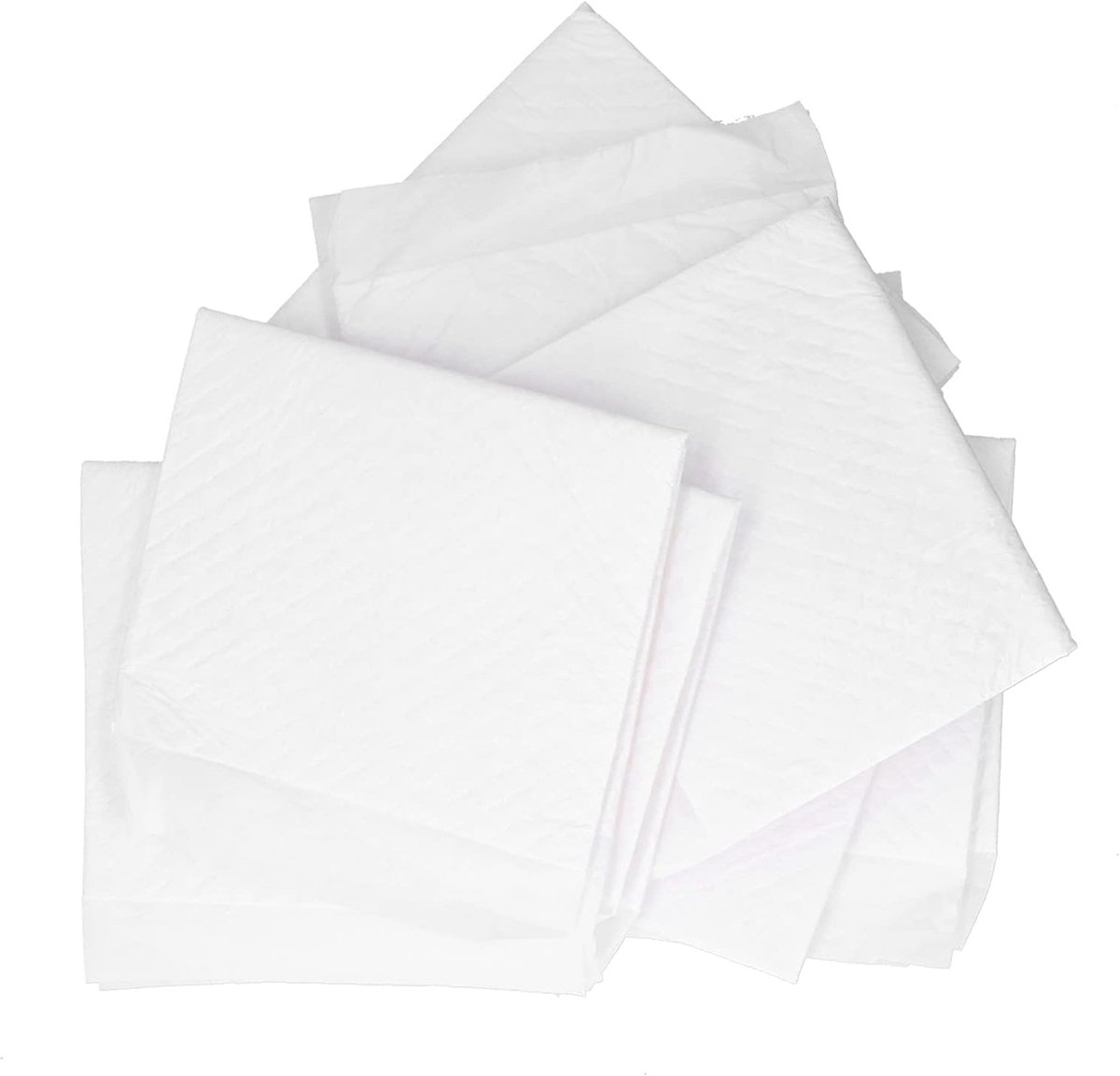 Draagbare Luier Verschoontafel & Mat Bed Pad Pasgeboren Wegwerp Underpad10Pcs Baby Wegwerp Veranderende Pads Luiers en Urine Barrière Producten, Wit