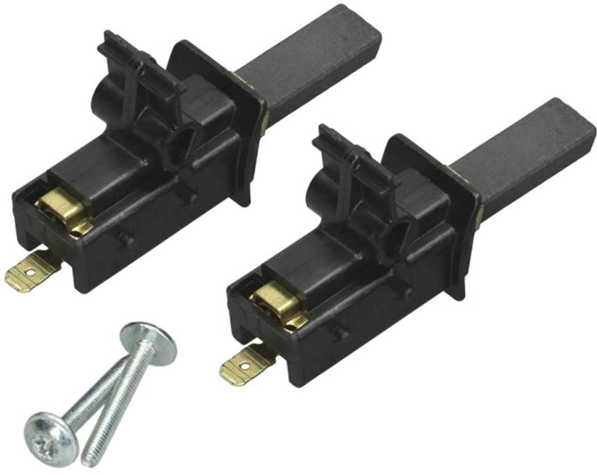 2 x koolborstels voor vele wasmachines met Selni-motoren 5 x 12,5 x 32 mm, motorkoolpotloden, schuurkooltjes