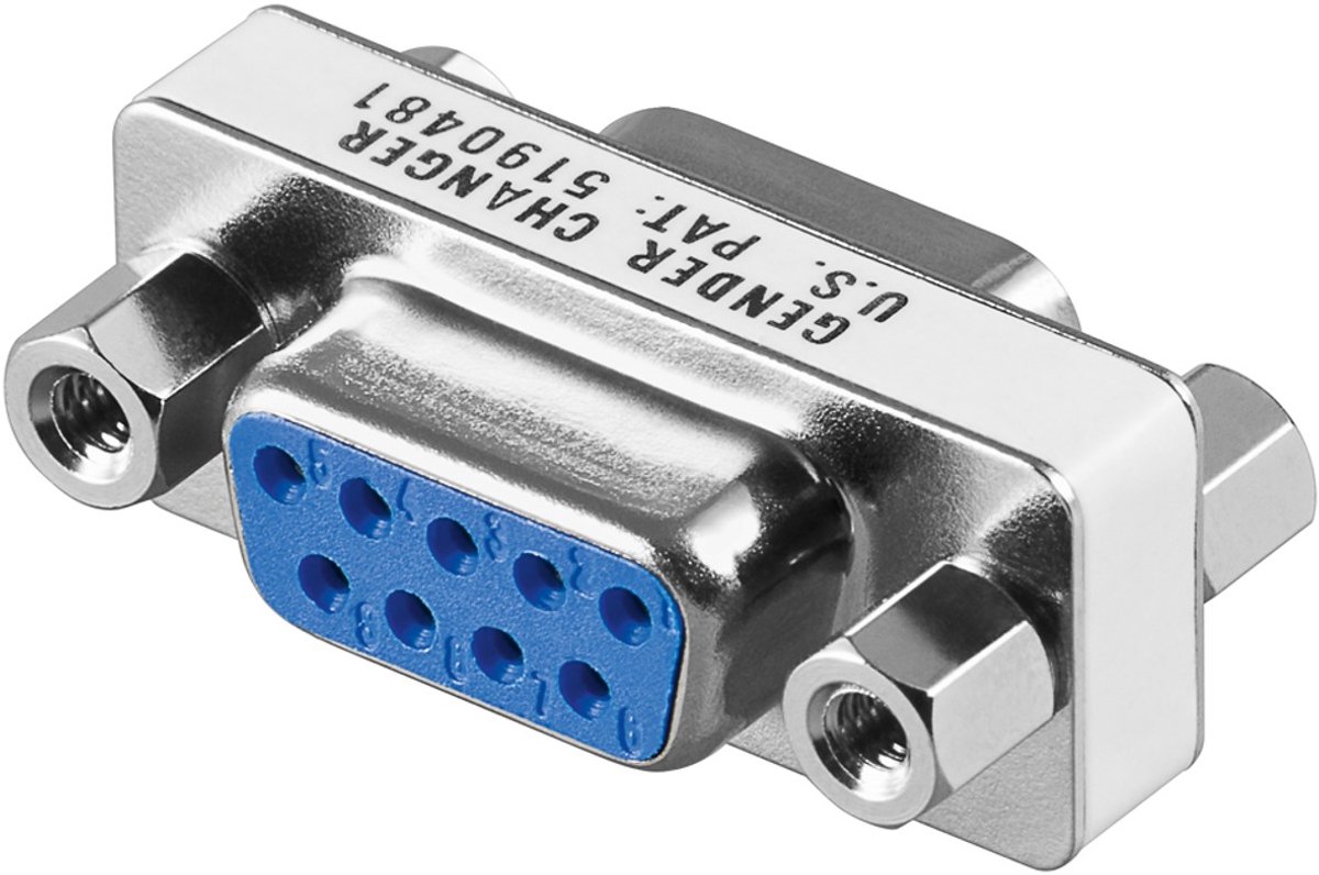 Goobay D-SUB verloopstekker, D-SUB/RS-232 naar D-SUB/RS-232