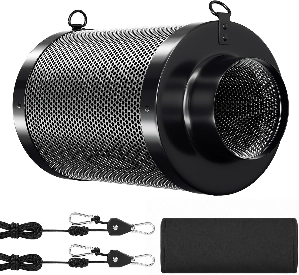 Koolfilter 100 mm, 300 mm, 38 mm, premium actieve