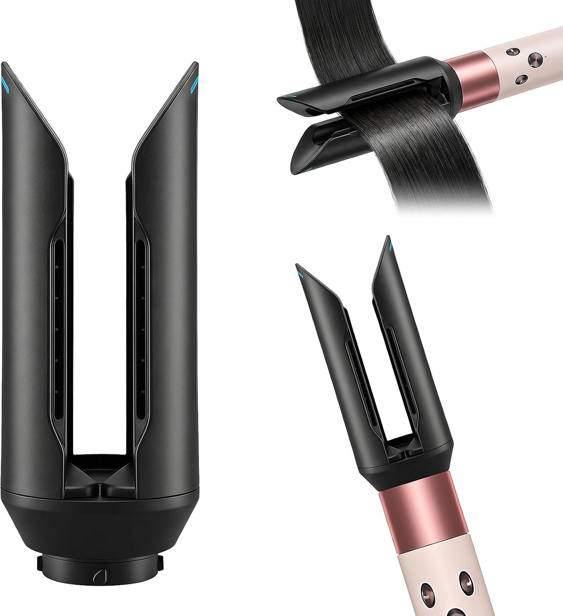 Stijltang voor Dyson Airwrap, maakt vochtig, krullend haar glad voor een glad, glanzend resultaat en vermindert kroezen. Compatibel met HS01, HS05 en HS08.