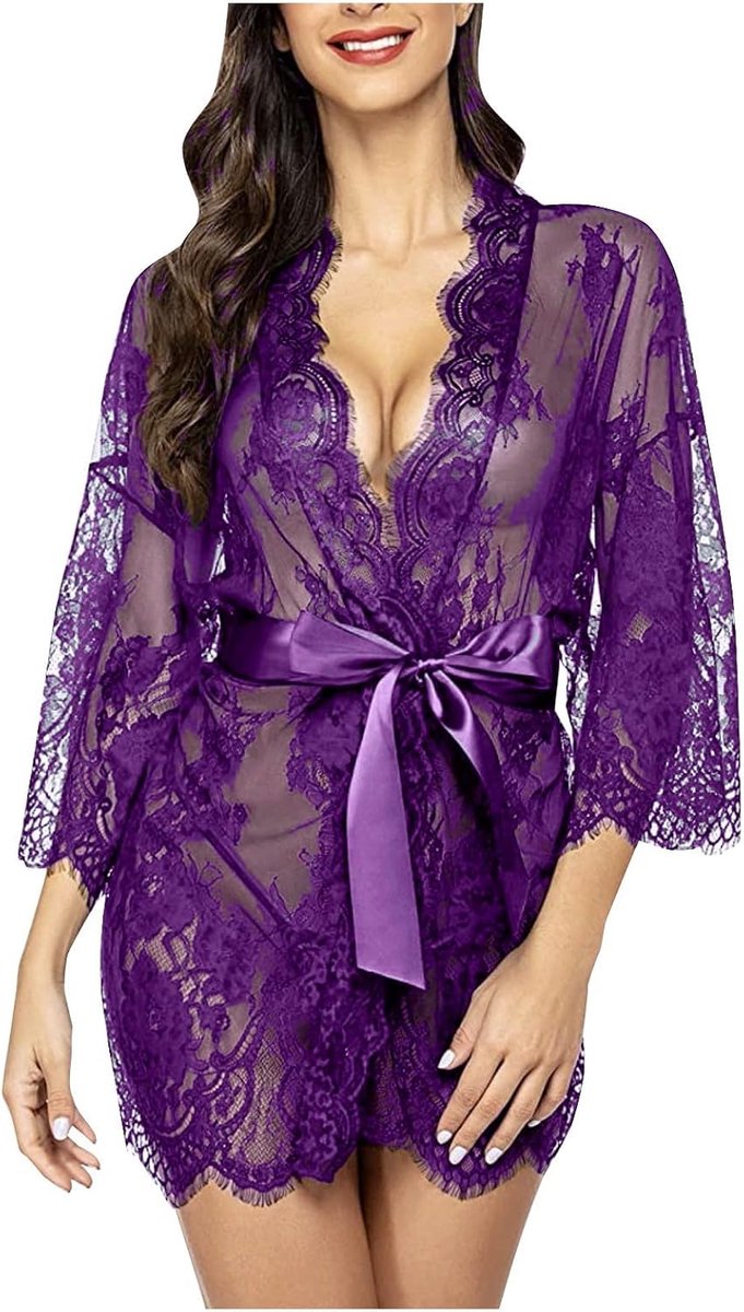 Dameslingerie, kant, fijne babydoll, babydoll, ondergoed, set, verleiding, transparant, borduurwerk, verstelbare bandjes, geraffineerd, A343