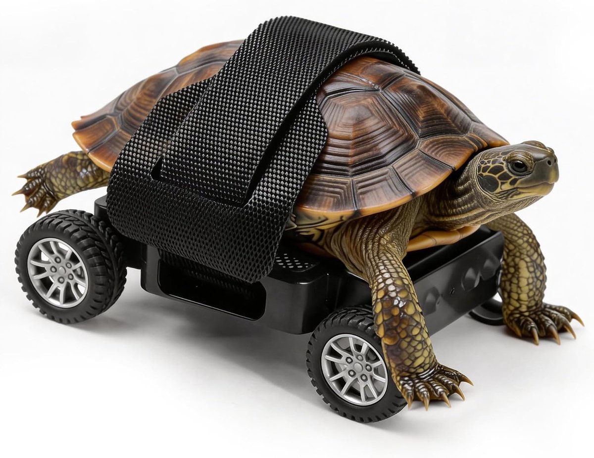 Schildpad-skateboard met volledige wielen