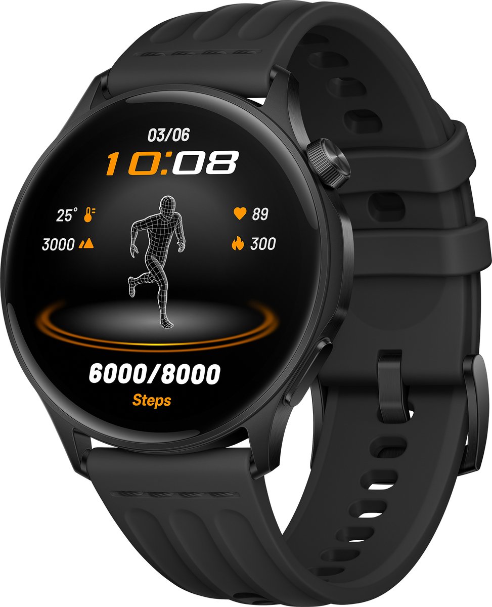 OPPO Watch S - Smartwatch - 45 mm - Wifi GPS - Zwart