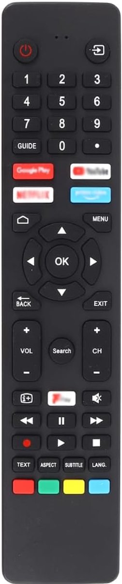 RMC3250 Vervangende Afstandsbediening - Compatibel met Smart TV LT-32CA690 / LT-32CA790 Serie (geen spraakfunctie)