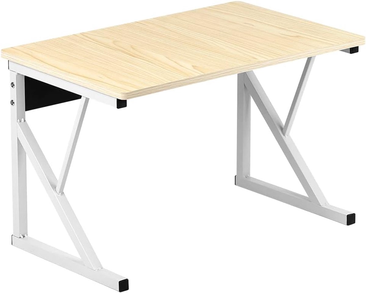 Uitbreidbaar magnetronrek, magnetronhouder, keukenrek met haken, bakkersrek, magnetronstandaard (54 x 35 x 34,5 cm, blanc érable)