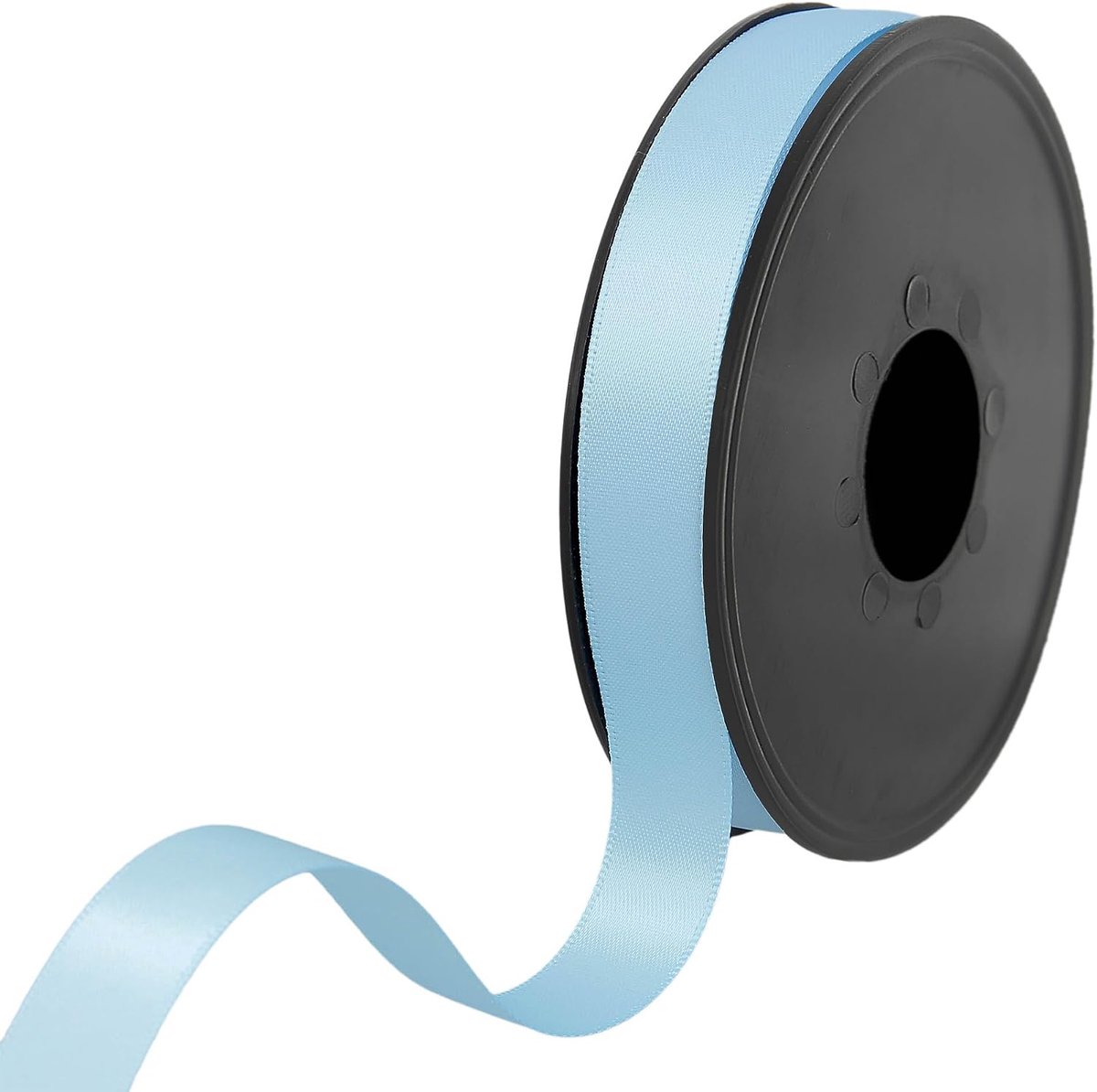 Lint - 100% polyester dubbelzijdig satijnen lint voor bruiloften, cadeauverpakking, bloemstukken, handwerk, taarten, strikken, versieringen, 15 mm x 25 m