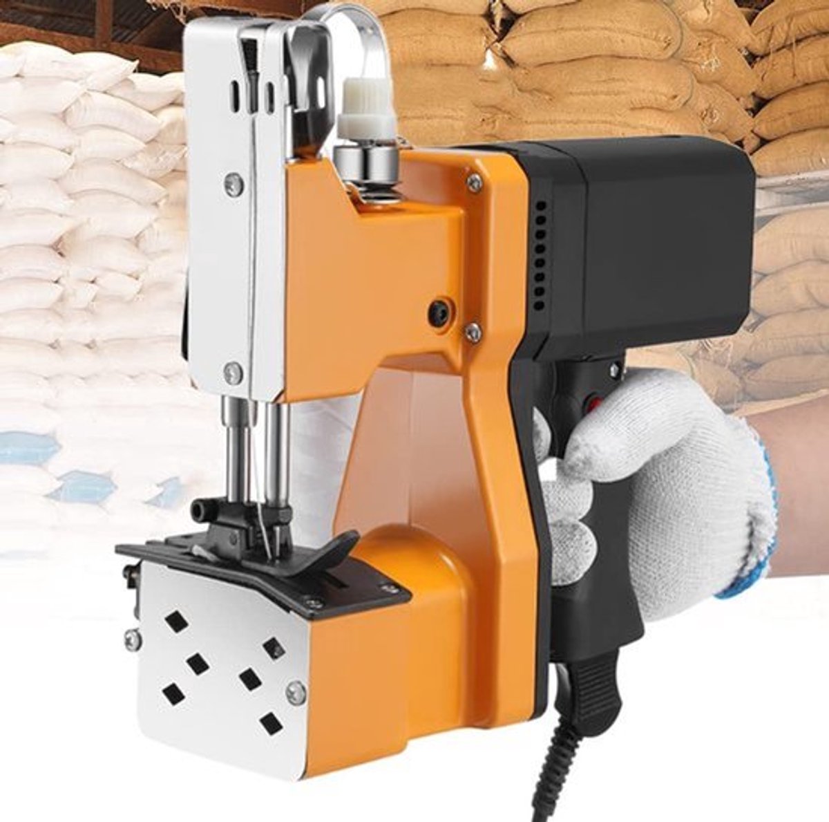 Elektrische Naaimachine Draagbaar - 190 W Vermogen - Automatische Verpakking - Overlock Functie - Voor Textielindustrie En Landbouw