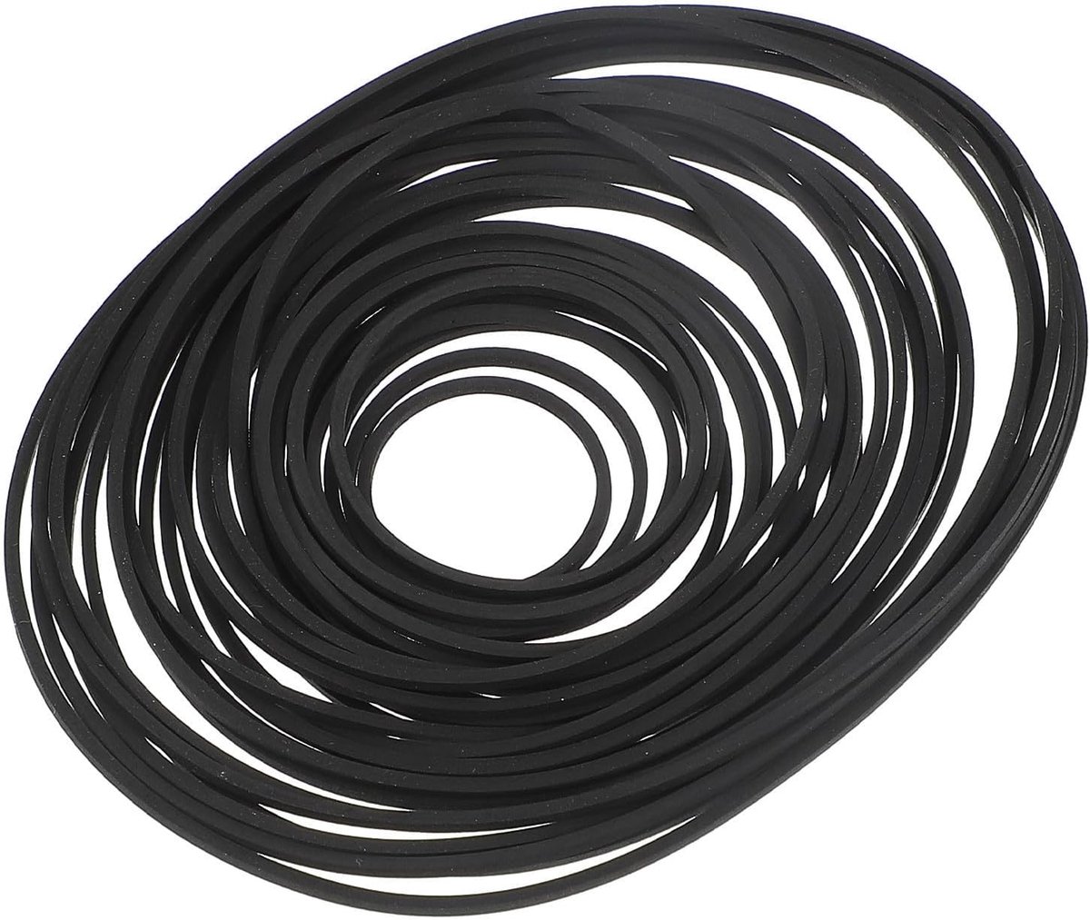Platte riemen voor cassette-recorder, reserveriem voor reparatie en onderhoud, geschikt voor recorder, dvd-station, cd-rom-speler