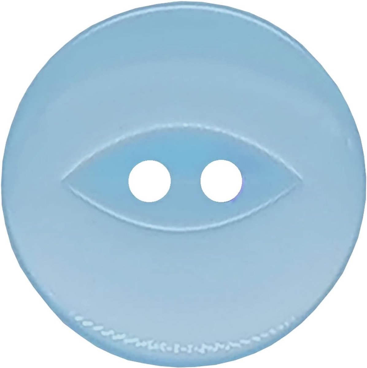 20 Pack Ronde Acryl Fish Eye Knoppen, Baby Knoppen, Naaien, Breien Knoppen - Lichtblauw 19mm/30 Lignes