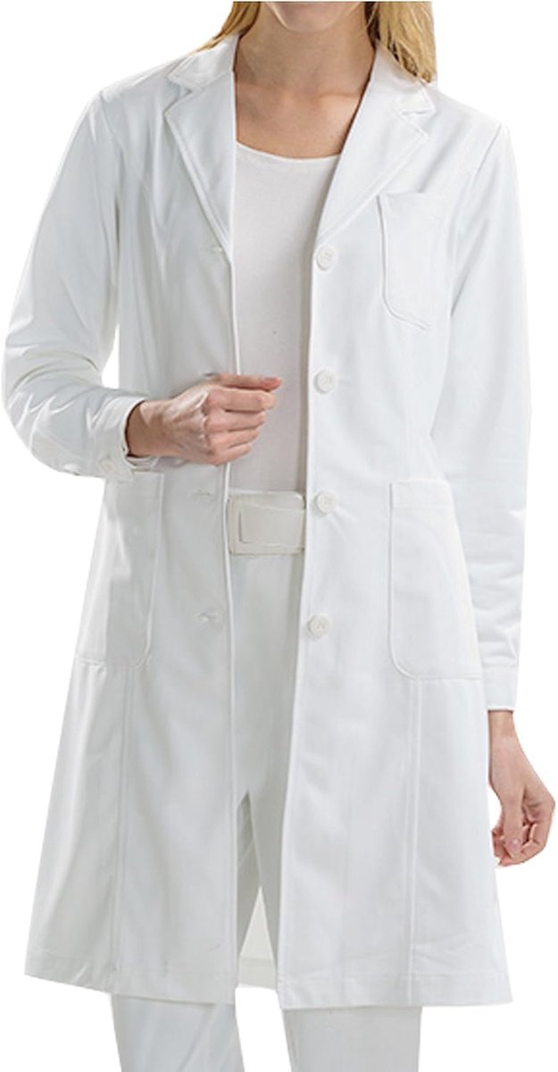 Dames, wit, werkkleding, uniformen, nieuwe verbetering