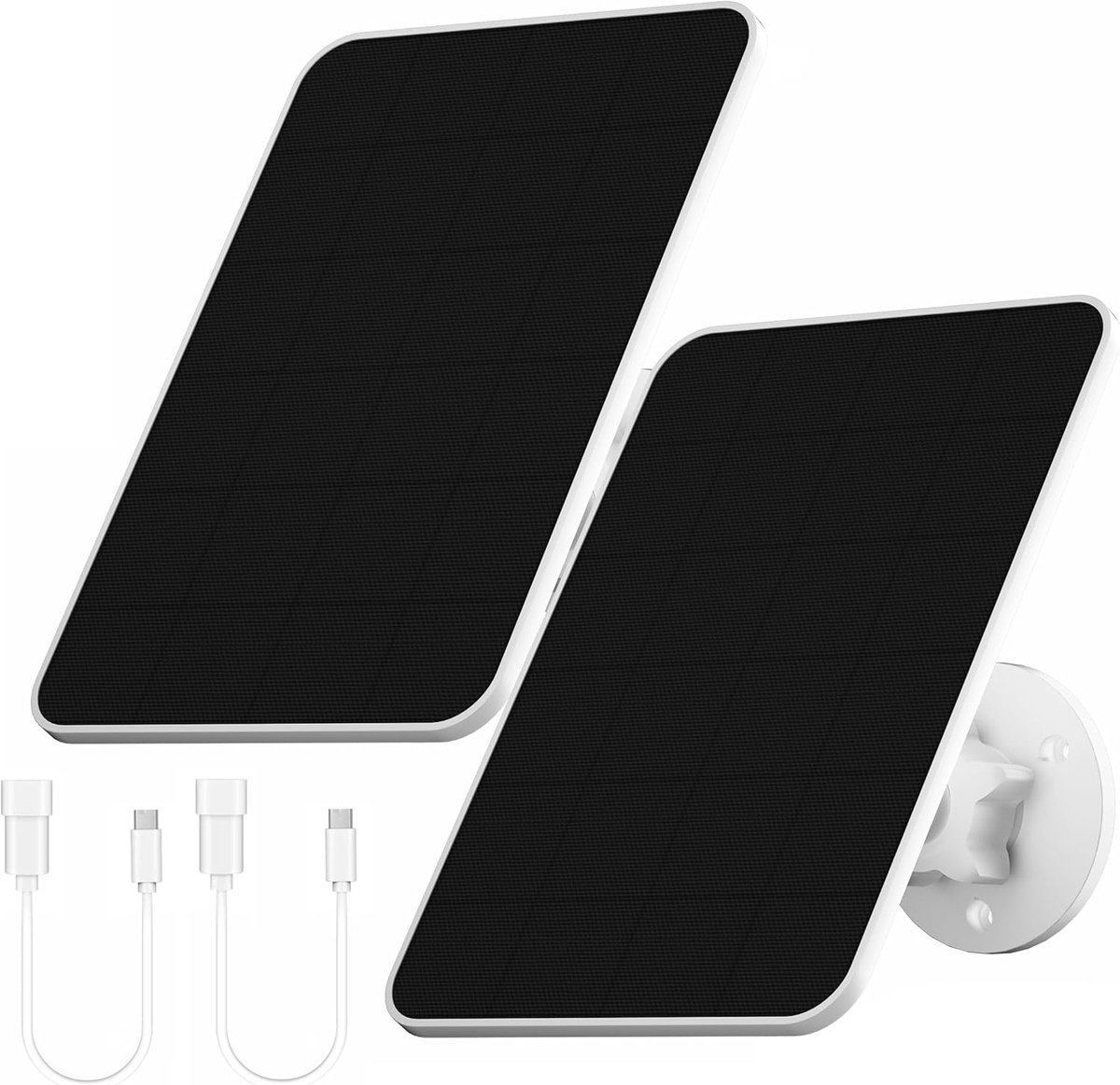Zonnepaneel voor eufyCamera,5V 4W Zonnepaneel met Micro-USB,2 Pack