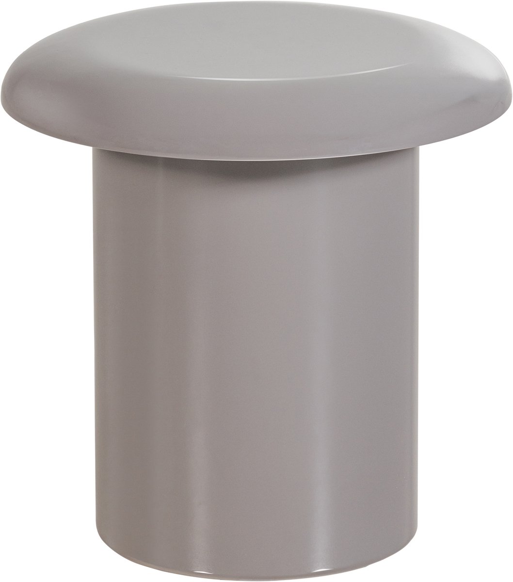 WOOOD Alvo Bijzettafel - MDF Hoogglans - Lichtgrijs - 45x45x45