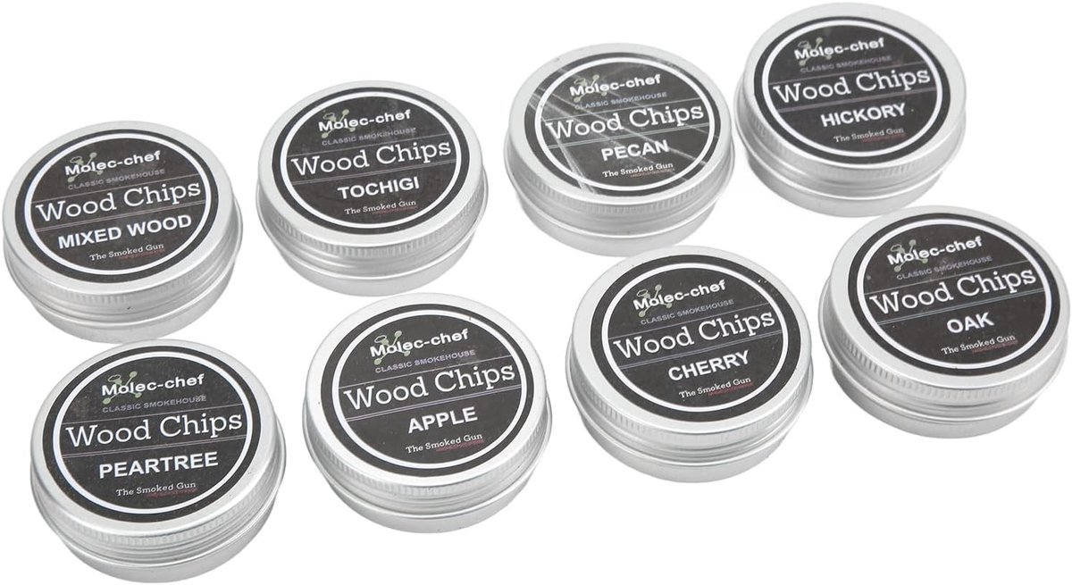 Complete Set voor het Roken van Whiskey met 8 Stukken - Perfect voor Cocktails en Barbecue