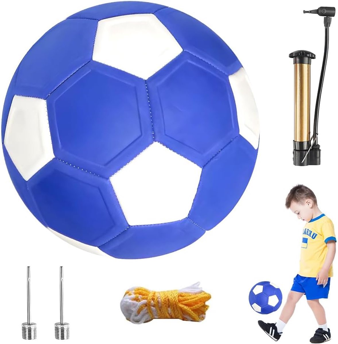 Gebogen bal, maat 5, EVA-rubber, flexibele voetbal voor kinderen, kindervoetbal voor buiten, cadeau voor kinderen