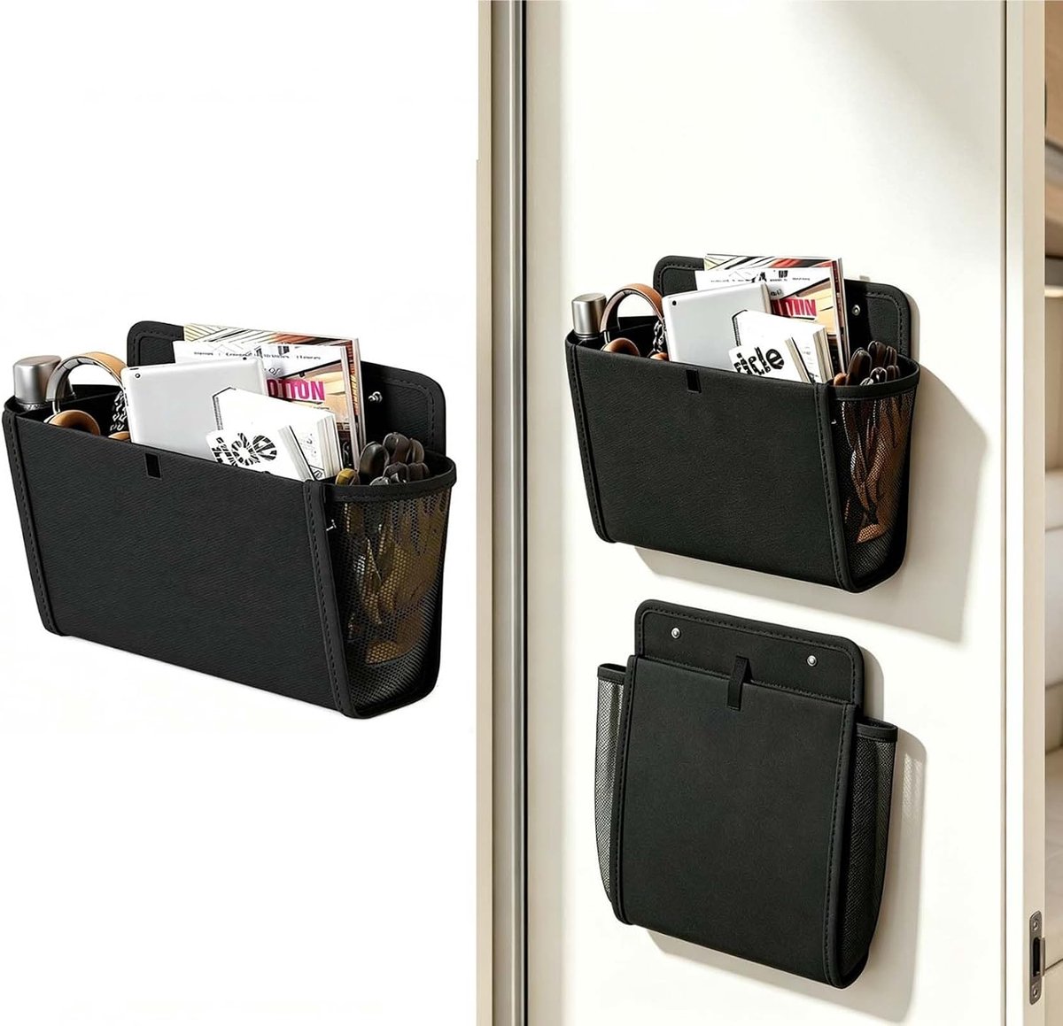 Hangorganizer, camping, zelfklevend, hangende opslag, wandorganizer, opvouwbare opbergtas voor thuis, kantoor, deur, camping