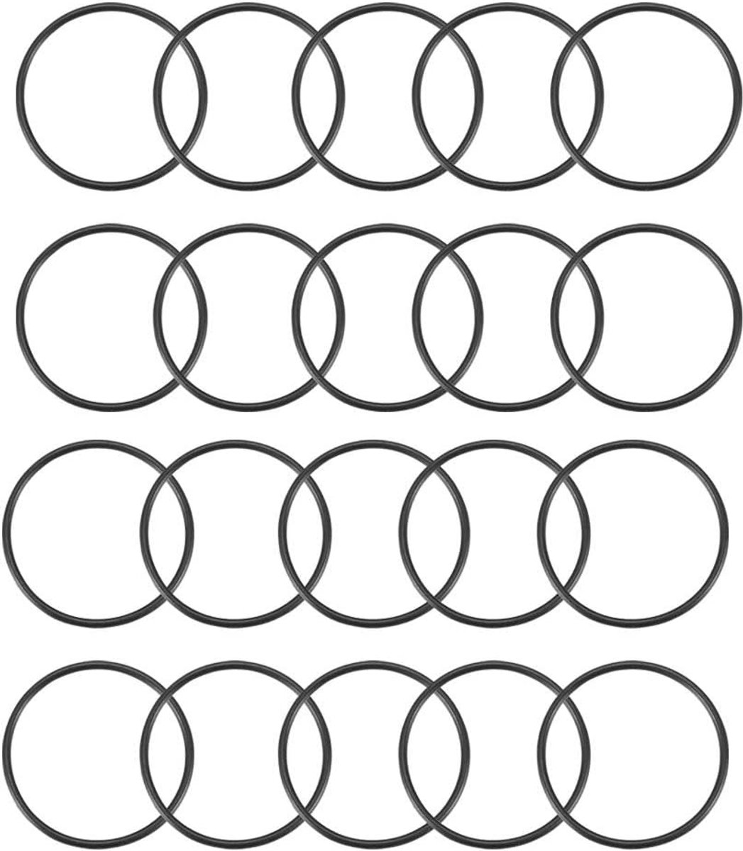 20 Stks Zwart Rubber Olie Afdichtingsfilter O Ringen Wasmachines 32 x 29 x 1.5mm