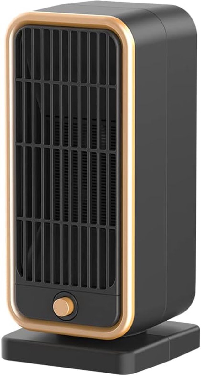 500W Mini Elektrische Kachel - 220V - Snelle Verwarming in ca. 3 Seconden - Oververhittingsbeveiliging & Kantelbeveiliging - Draagbare Ruimteverwarmer voor Slaapkamer, Kantoor & Woonkamer - EU Stekker