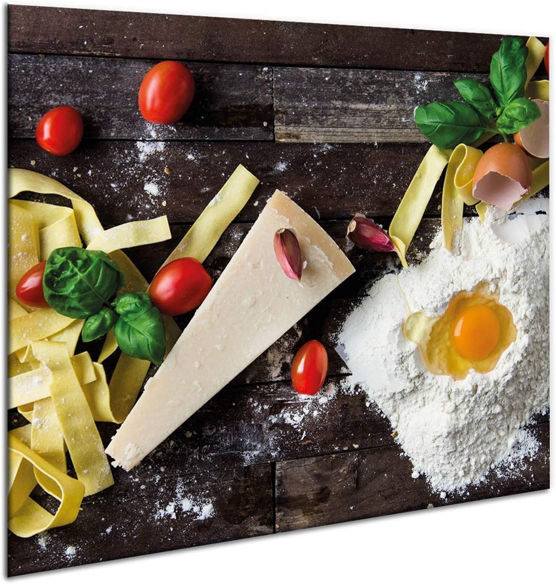 inductie kookplaat beschermkap 60 cm x 52 cm | Keuken muur Splashback | Grote snijplank | Universele gehard glas paneel | Werkblad Saver | Voedsel Voorbereiding | Sink Cover | door semUp