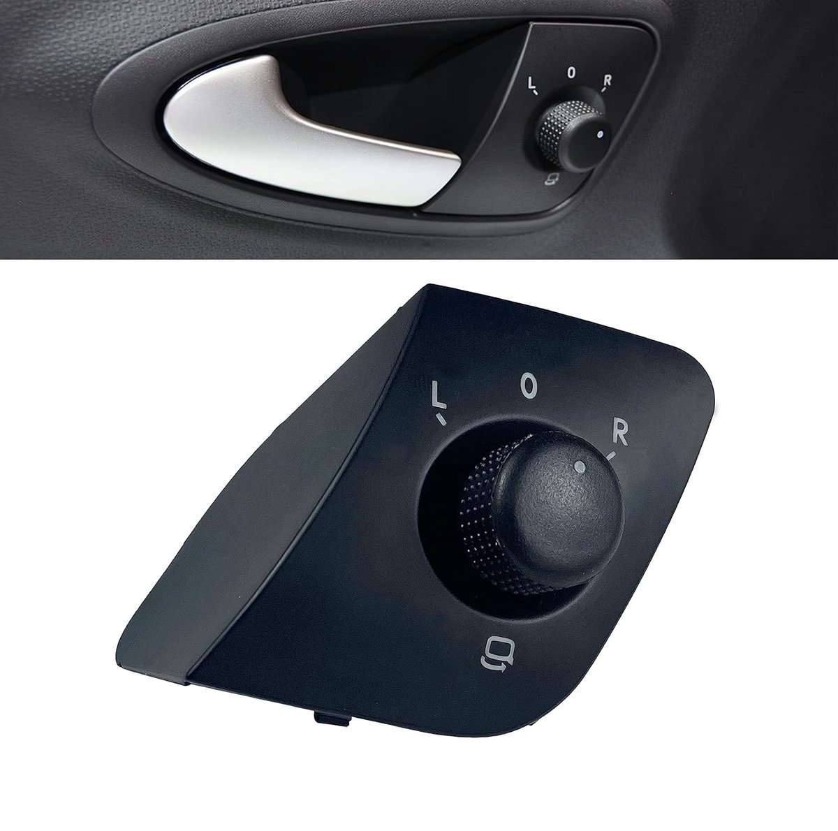 Buitenspiegel instelknop voor Seat Ibiza 2009-2015 6J1959565