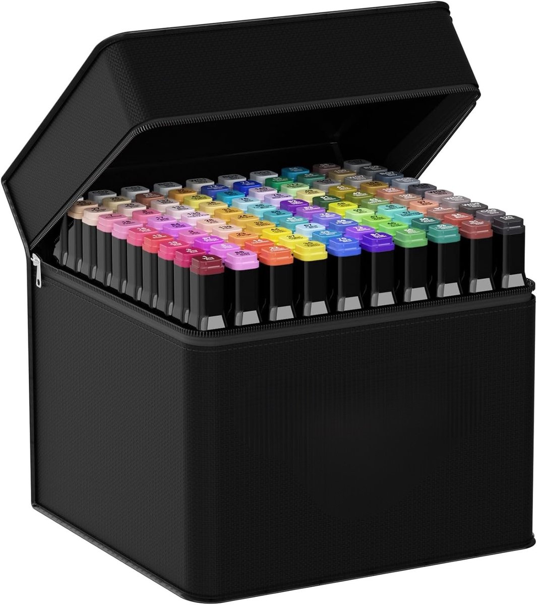 Kavora Twinmarkers - 100 Stukken - Alcoholpennen - Alcoholmarkers Set - Multikleur - 2cm x 2cm x 15cm