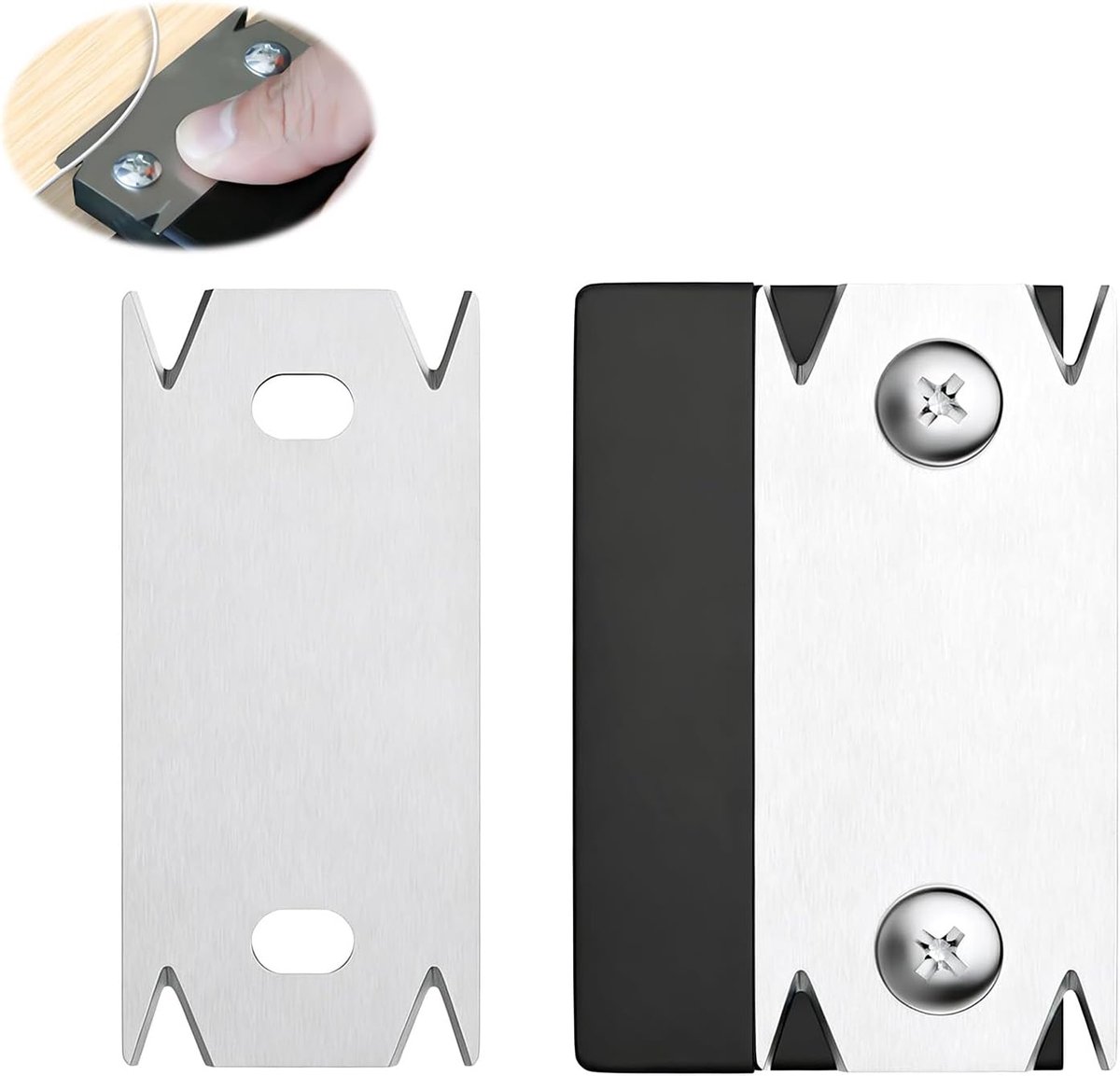 Handschaaf voor kanten, met 1 lemmet, randschraper, handmatige randsnijder, mini-schaaf voor pvc, ABS, gipsplaten en meubels
