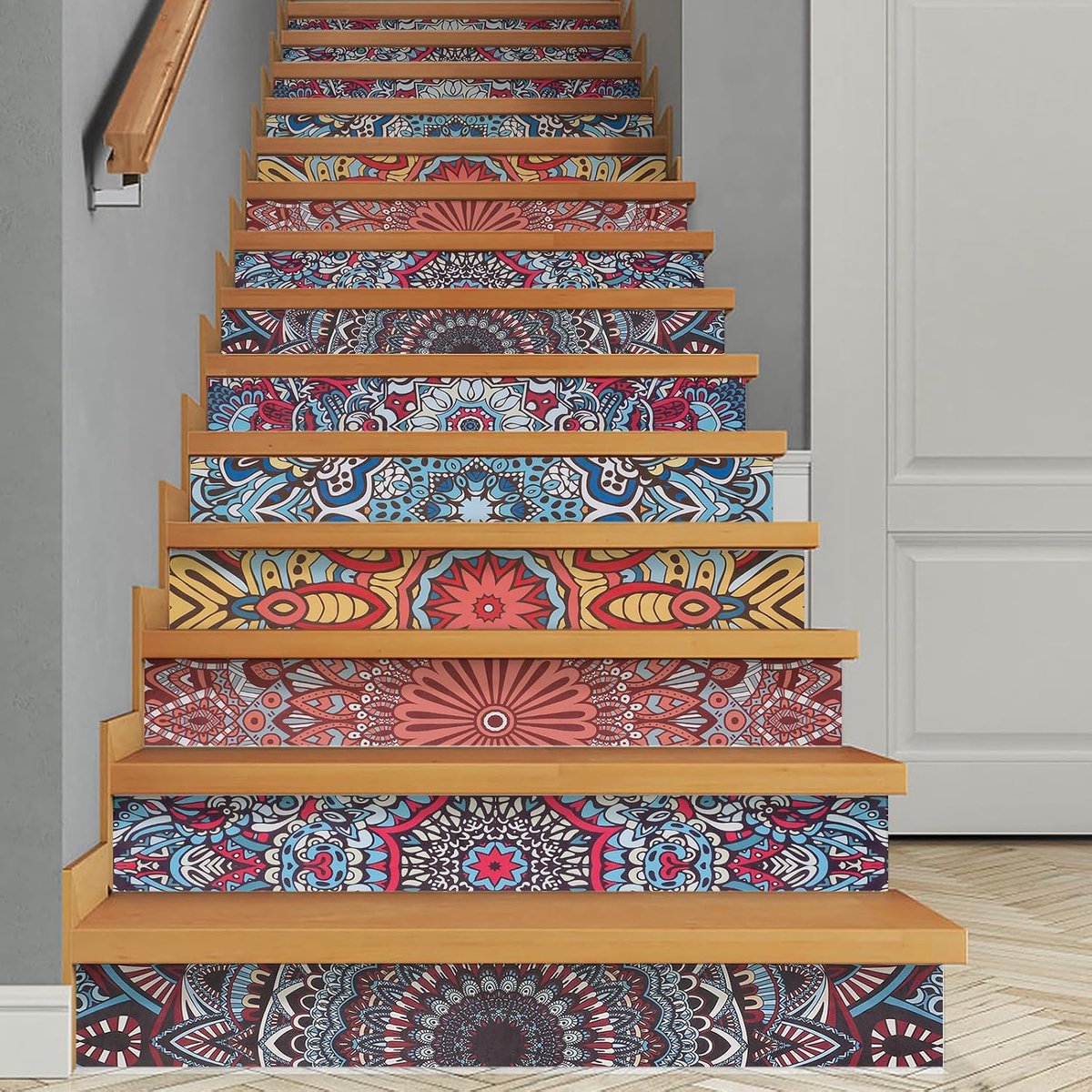 14 stuks trapstickers, zelfklevend, 18 x 100 cm, trapstickers, traptreden, stickers, traptreden, stickers, traptreden, stickers voor keuken en badkamer, decoratie (004)