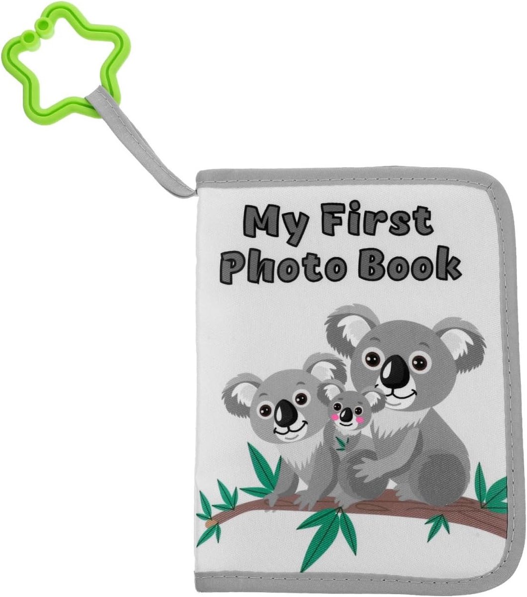 Zacht stoffen babyfotoalbum voor het eerste jaar - Herinneringen vastleggen voor baby's, pasgeborenen en peuters