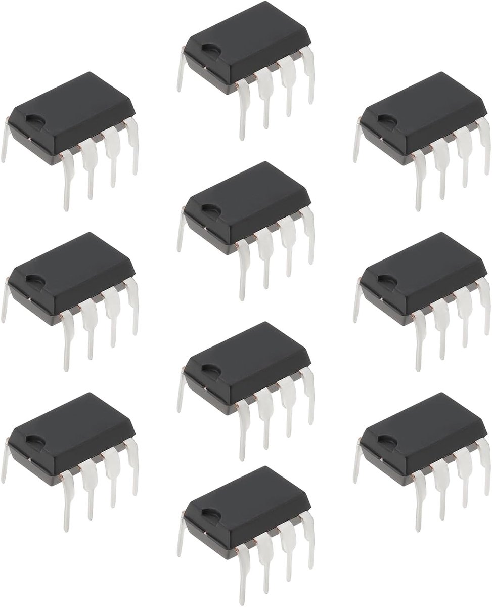 10 STKS Dual Geluidsarme TL072CP TL072 DIP-8 Operationele Versterkers, Dual Geluidsarme JFET Input OP-AMP IC Chips voor DIY Circuit Componenten
