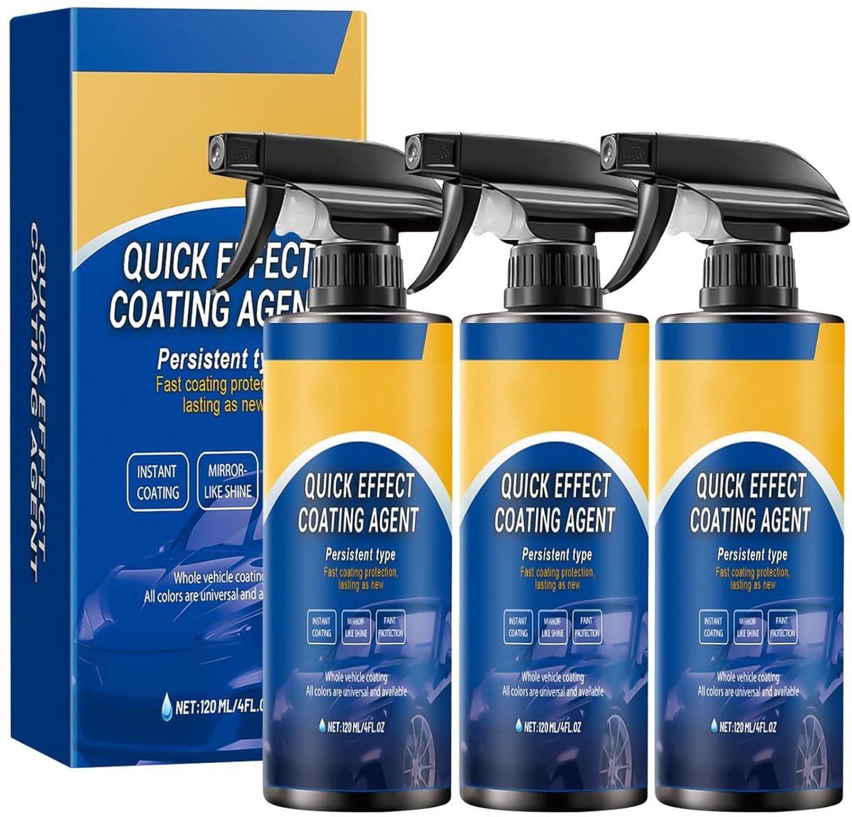 Effect Coating Agent, Sopami Spray Multifunctionele coating vernieuwing, Nuracoat Nano Car Spray, Repareert snel krassen en tekenen van slijtage