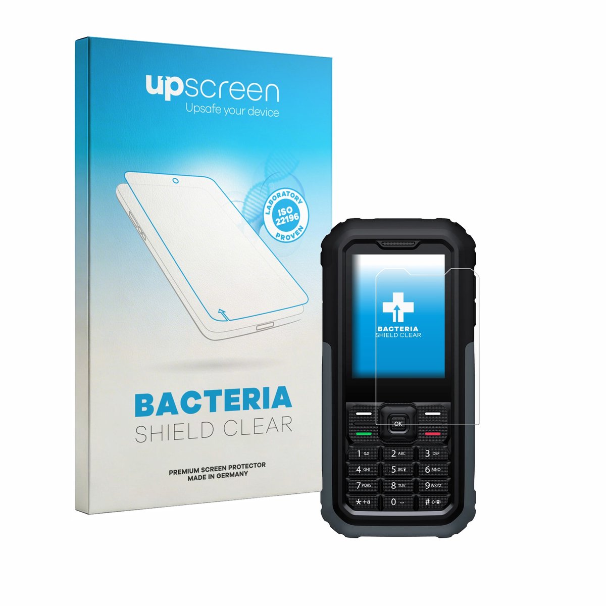 upscreen - Screenprotector voor TCL OneTouch 5044 - Folie Beschermfolie transparant antibacterieel