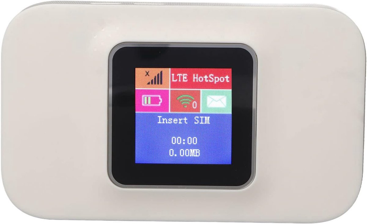 4G Draagbare Reis-wifi, Mobiele Wifi-router met Wifi-coderingsfunctie, Mobiele Mifi-hotspot in Zakformaat voor Thuisgebruik, Ondersteunt 10 Apparaatverbindingen
