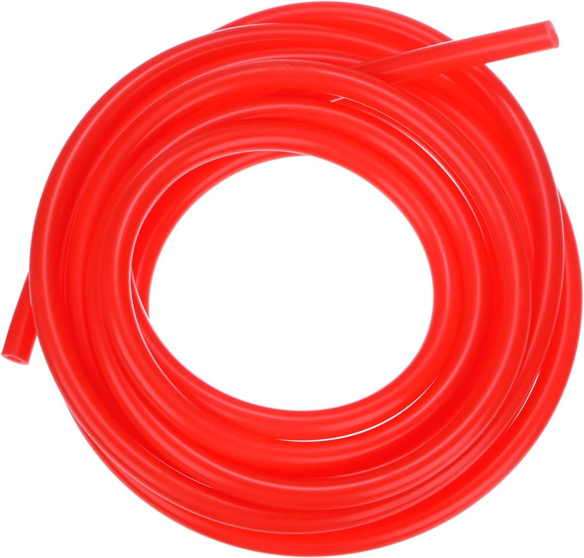 Siliconen buis, 5/32" (4 mm) ID x 5/16" (8mm) OD siliconen rubberen vacuümbuis, 10ft (3 M) hoge temperatuur waterluchtslangpijp voor pomp/vloeistofoverdracht, thuisbrouwen/wijnmaken [rood]