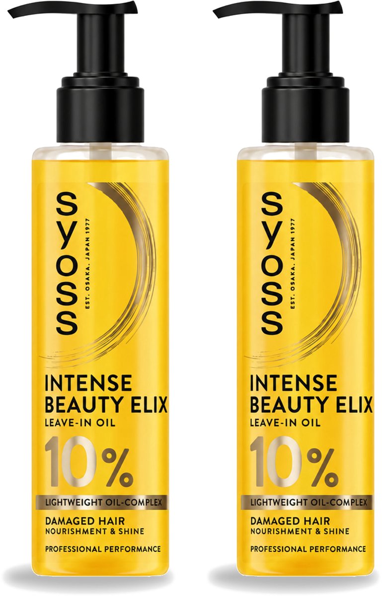 2 x Syoss - Beauty Elixir - Haarolie - Voedt & Glanst - 100 ml - Voordeelverpakking - 2 stuks
