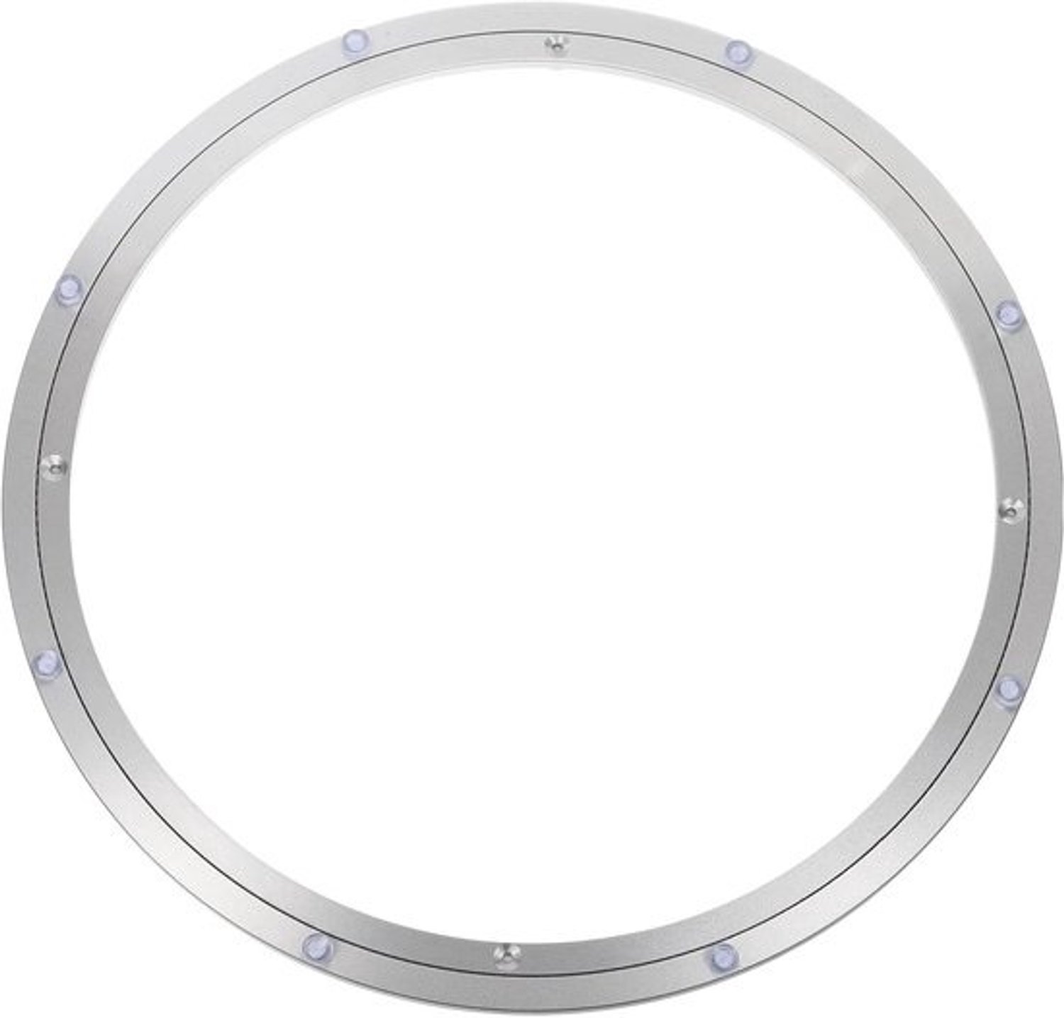Draaibare Plaat - Draaitafel Lager - Eettafel Draaien - Aluminium Legering - 10 Inch Diameter - Zilver