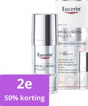 Eucerin Hyaluron-Filler Epigenetisch serum in zilveren pompflacon, met doos. Korting 50% op 2e product.