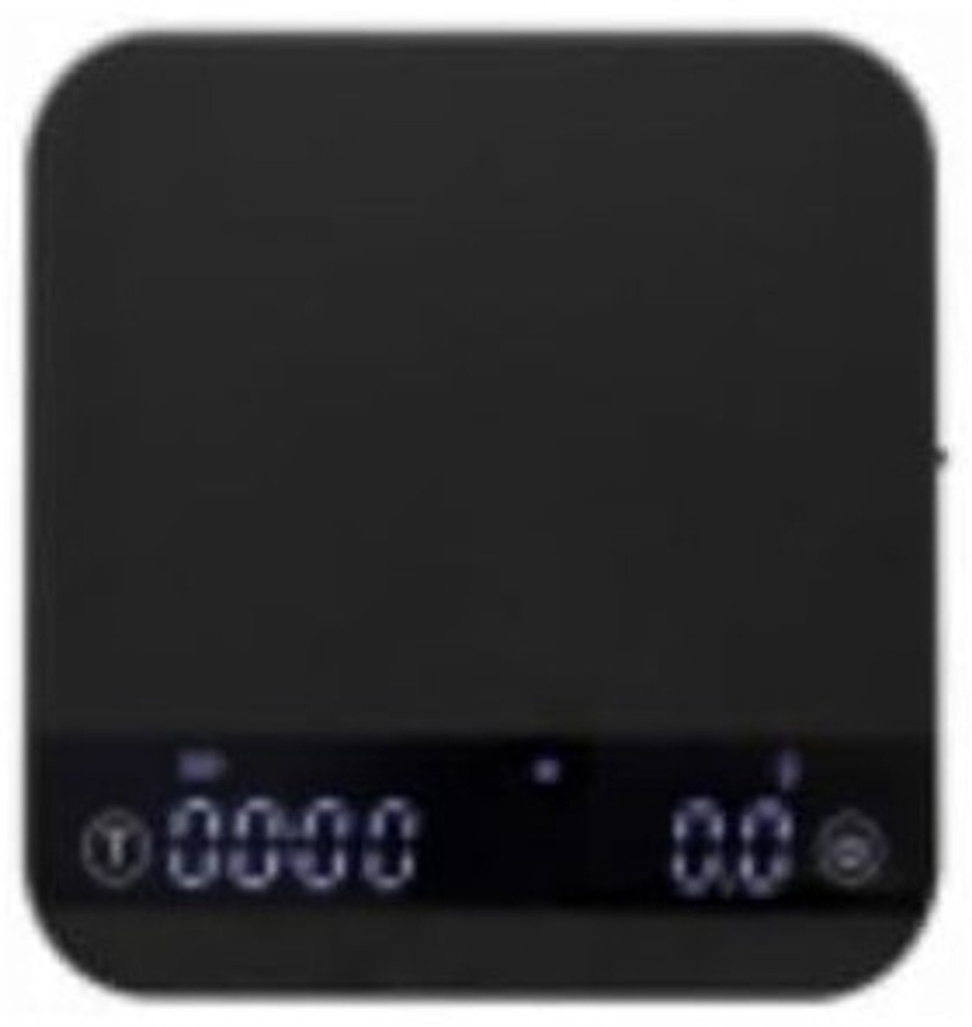 Koffieweegschaal met Timer - Zwart - Tot 2 kg - Nauwkeurige Weegschaal met 0,1 g Precisie - Voor Koffieliefhebbers
