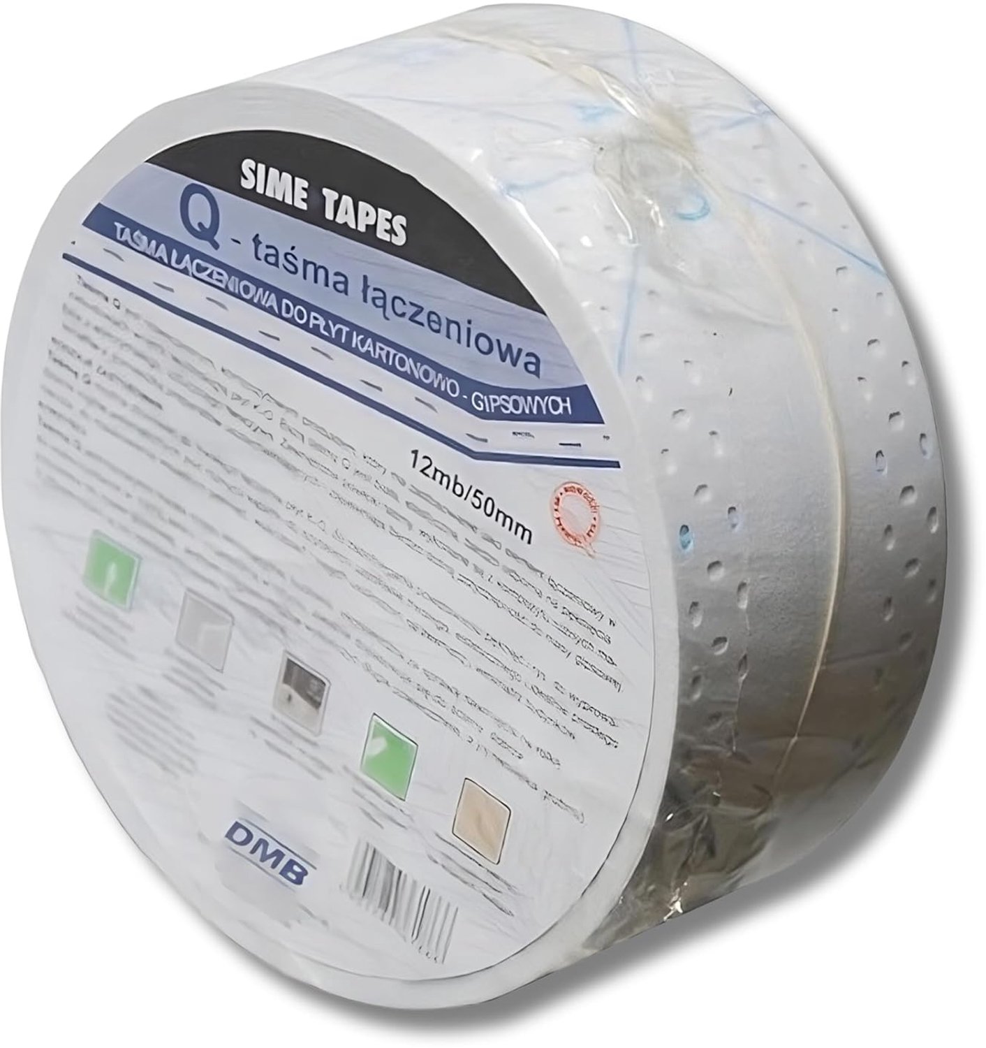Seam tape 12 meter - 50 mm breed - hoekprofiel voor gipsplaten - eenvoudig aan te brengen - ShopVlot