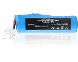 Vervangende lithium-ion batterij van 3500 mAh voor raamzuigers en schoonmaakapparaten zoals Leifheit 51000, 51002, 51113 en 51114