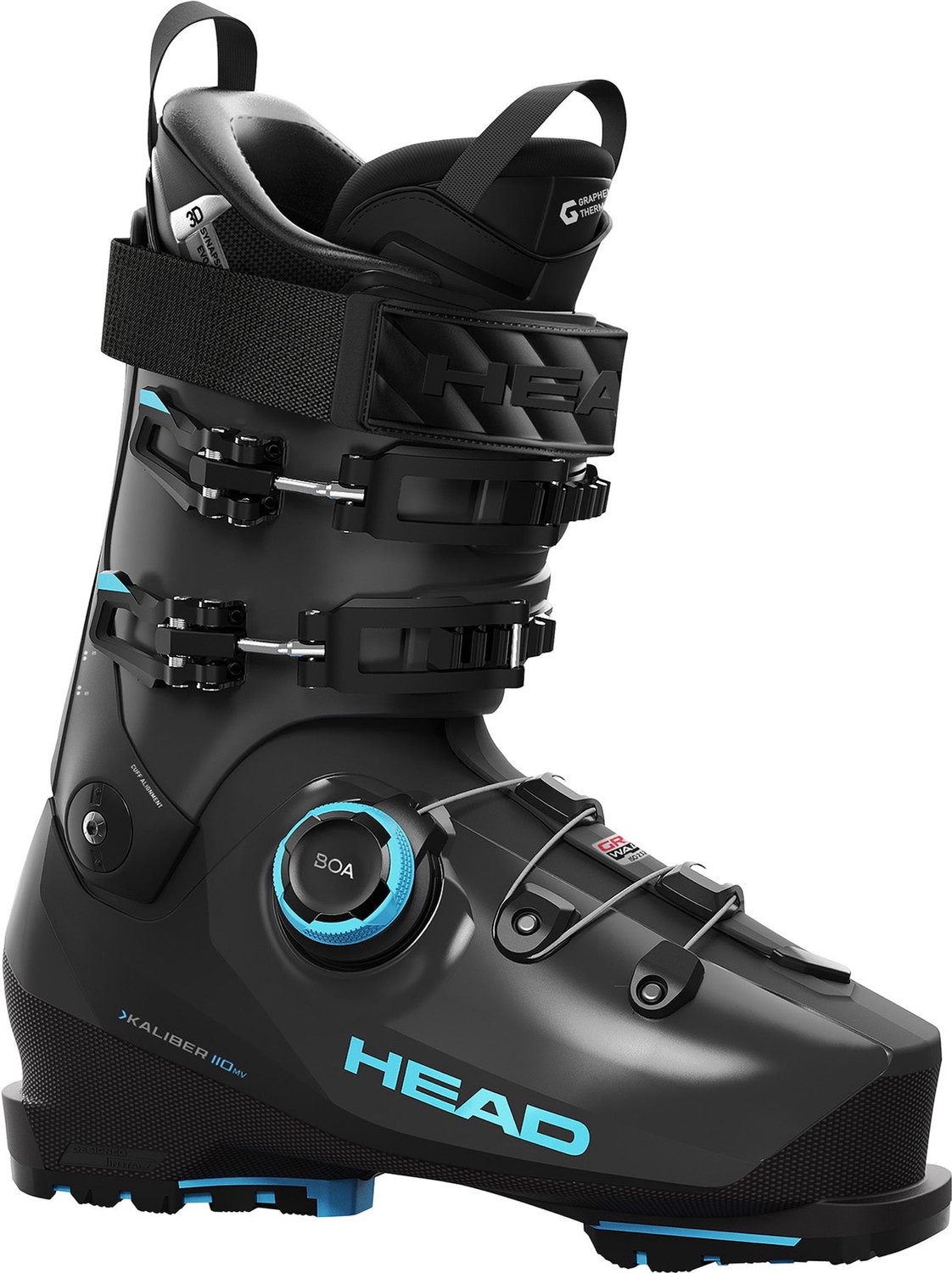 Head Kaliber 110 Mv Gw Boa Alpine Skischoenen Zwart 26.5 Man,Vrouw